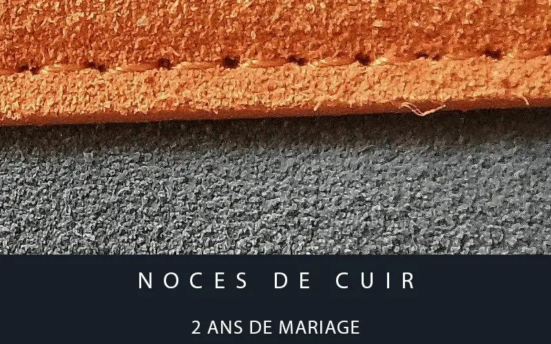 noces de cuir 2 an de mariage