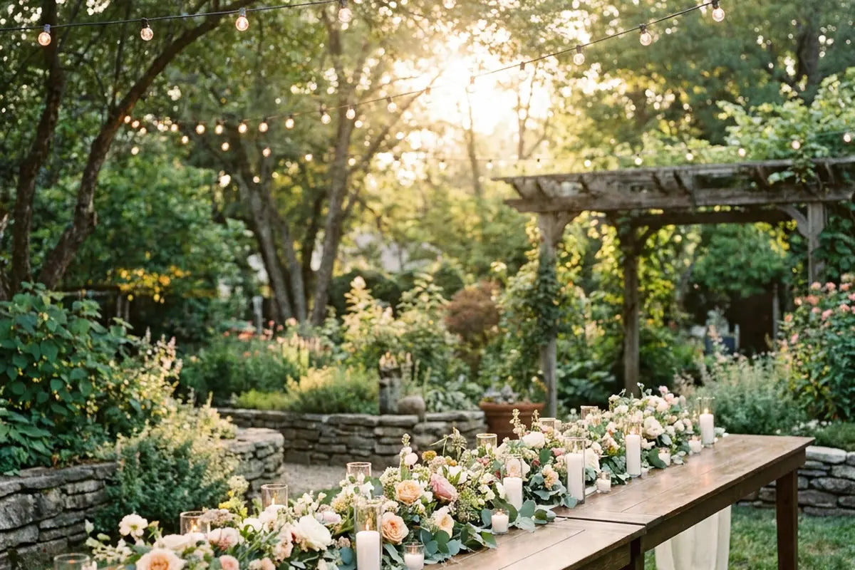 Micro-mariage intime : celebration elegante en petit comite en exterieur