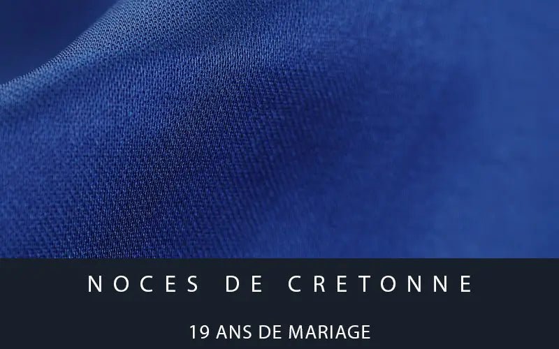 19 ans de mariage noces cretonne