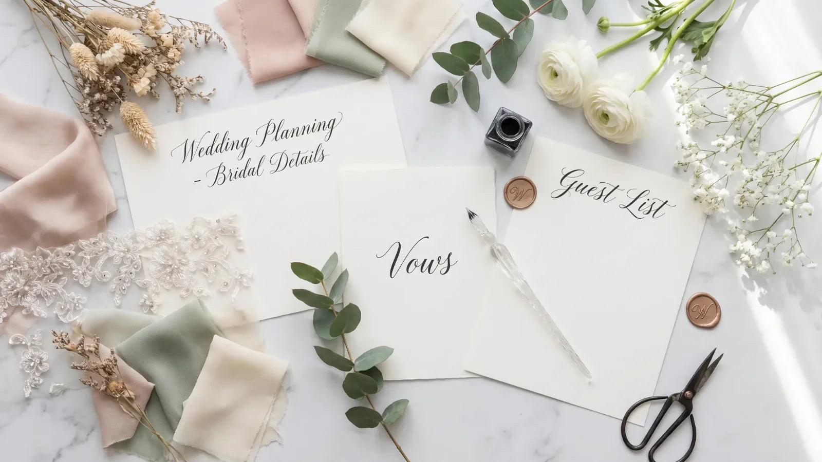 Planning mariage retroplanning bureau organisation calligraphie elegante