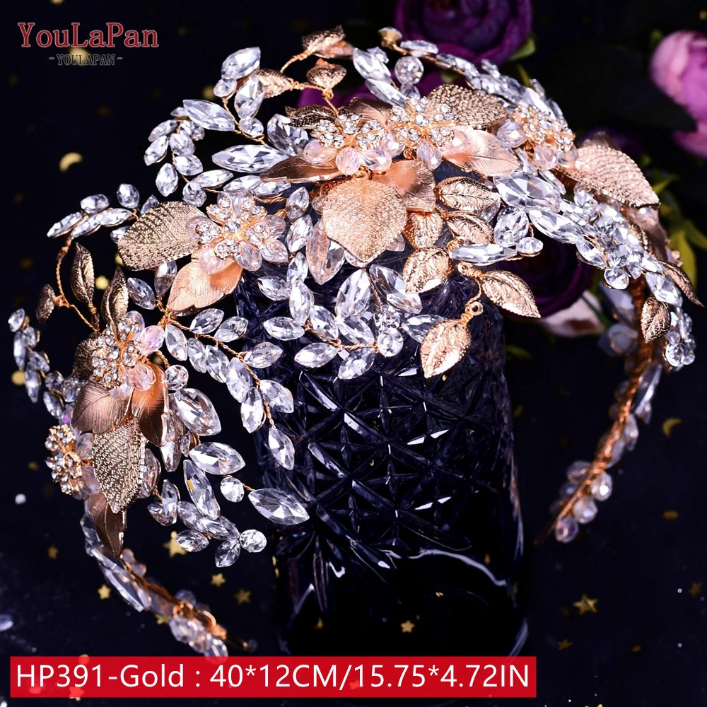 Headband Floral Aliénor doré