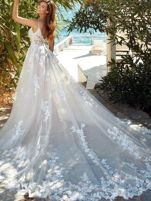 Robe bohème blanche mariée