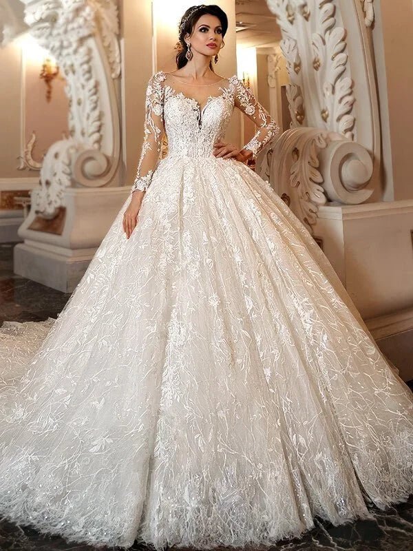 Robe de Mariage Princesse Luxe - Photo 5