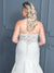 Robe de Mariée Bustier Femme Ronde - Détail du tissu