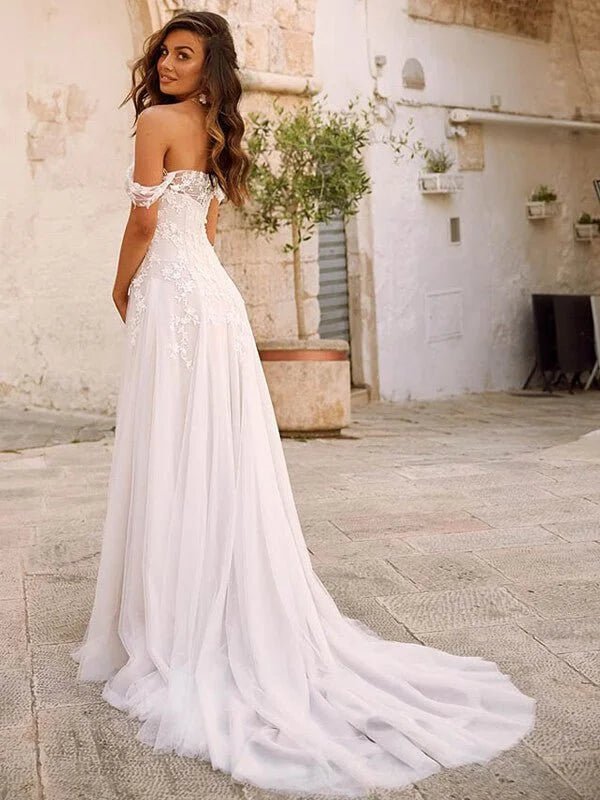 Robe mariée champetre dos nu
