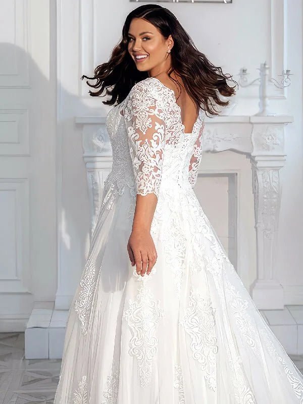 Robe de mariage champetre grande taille