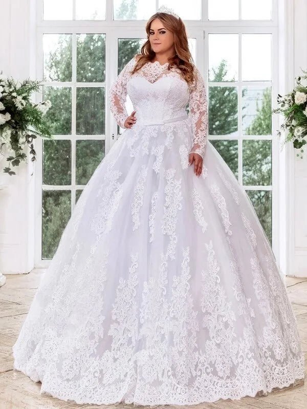 Robe de Mariée Dentelle plus-size