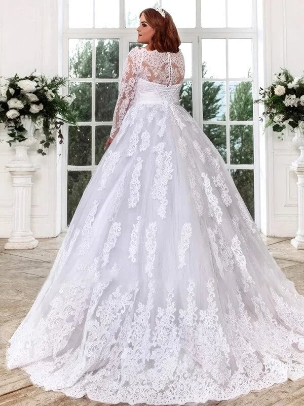 Robe de Mariée Dentelle plus-size