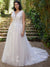 Robe de Mariée dos en V Grande Taille - Vue principale
