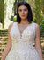 Robe de Mariée dos en V Grande Taille - Vue de dos
