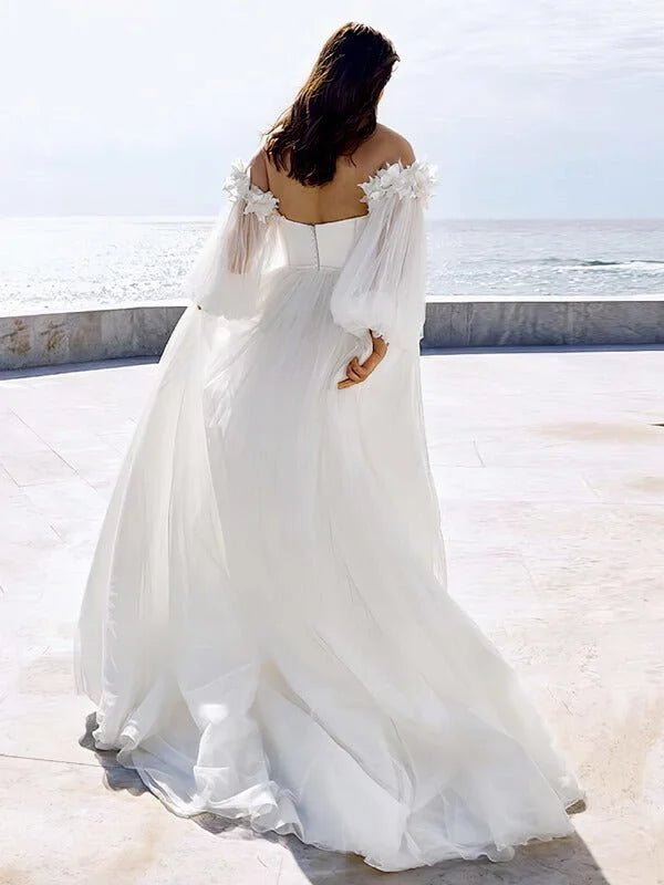 Robes de Mariées Fluide Femme Ronde