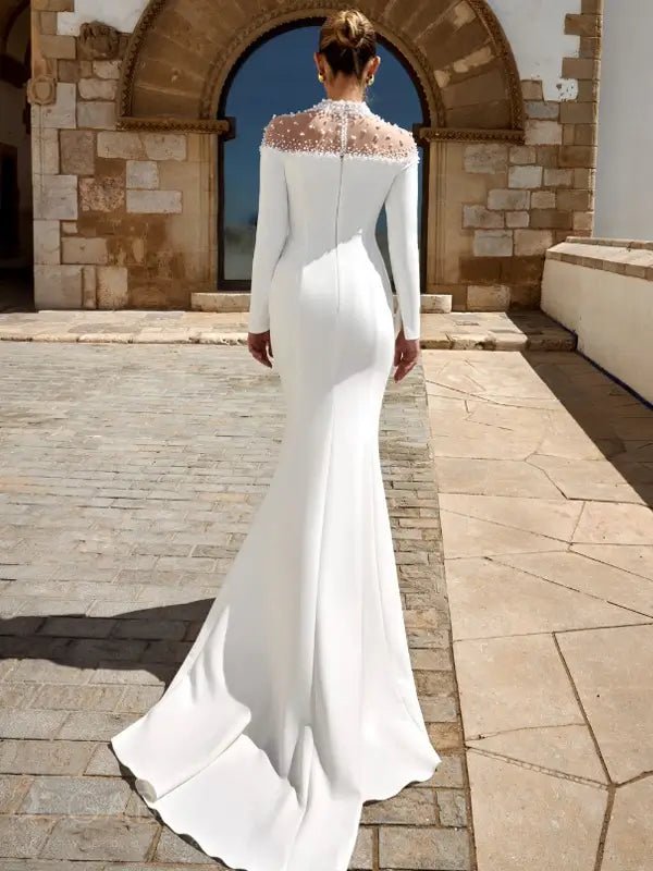 Robe de mariée sirène fluide