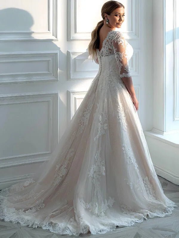 Robe mariée grande taille champetre