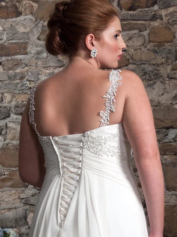 Robe de Mariée Grande Taille Lille - Détail du tissu