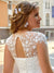 Robe de Mariée Grande Taille Originale, vue de profil, silhouette et tombé du tissu
