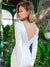 Robe de Mariée Manche Longue Satin - Détail du tissu