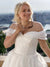 Robe de Mariée Organza Femme Ronde - Vue de dos