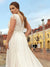 Robe de Mariée pas Cher pour Femme Ronde - Détail du tissu