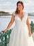 Robe de Mariée pour Femme Ronde de 50 ans - Vue de dos
