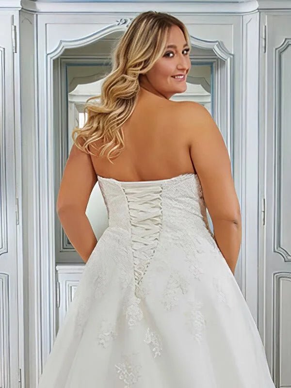 Robe de Mariée pour Ronde - Détail du tissu