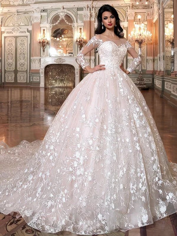 Robe de Mariée Princesse Scintillante