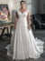 Robe de mariée ronde, vue de face, robe de mariée élégante