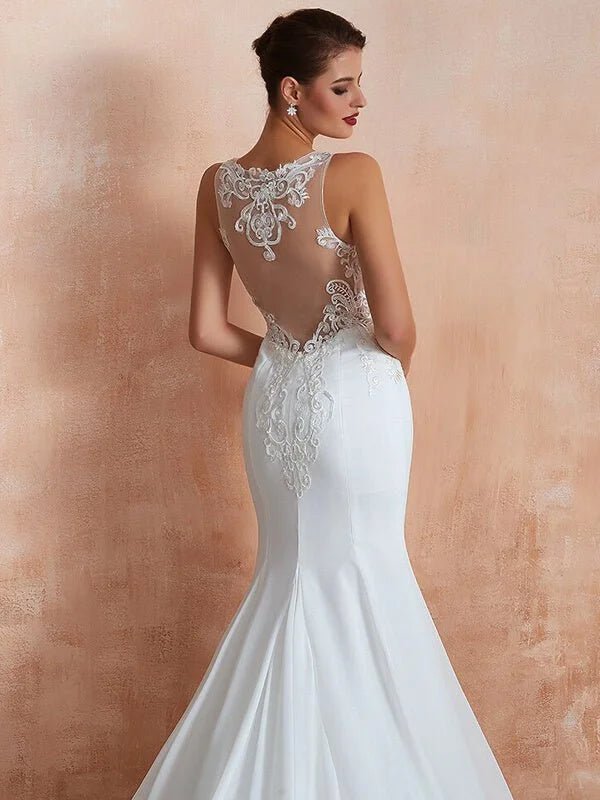 Robe de mariée sirène chic - Vue de côté