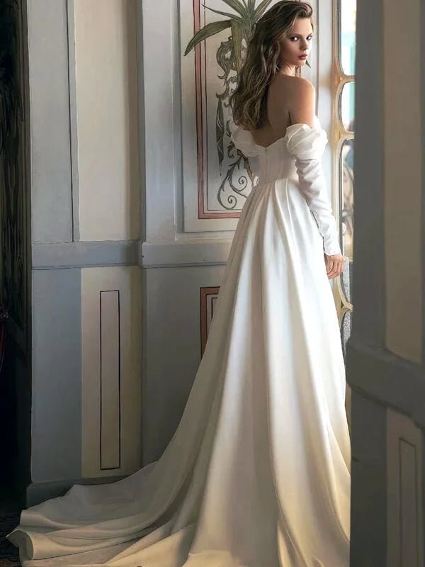 Robe de Mariée Sirène Fendue - Détail du tissu