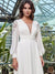 Robe de Mariée Champêtre Style Empire, vue de dos, détails et finitions