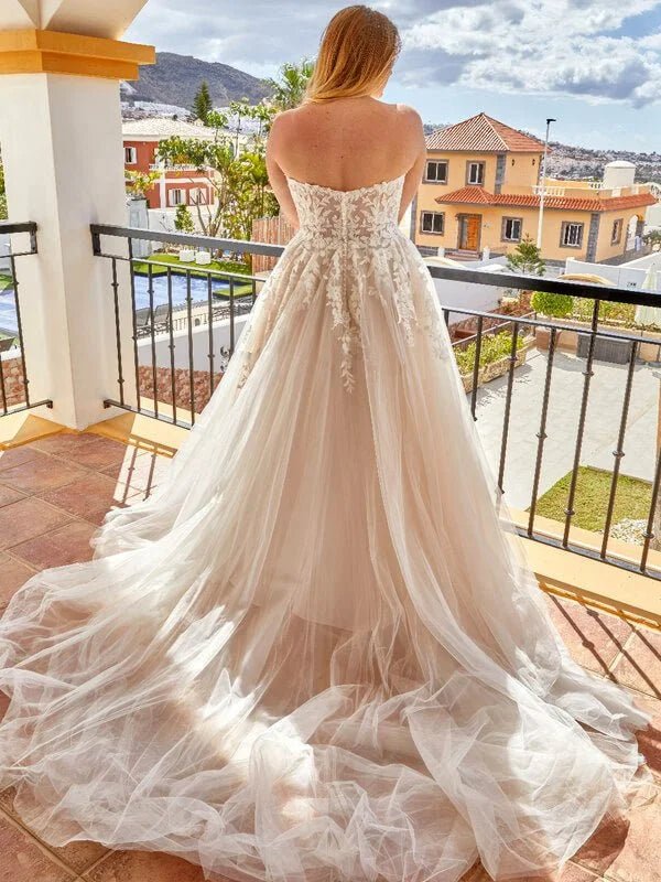 Robe Taille Plus pour Mariage - Vue de côté
