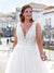 Style de Robe de Mariée pour Femme Ronde - Vue de dos
