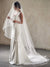 Voile de mariée à bordure fine - Détail du tissu