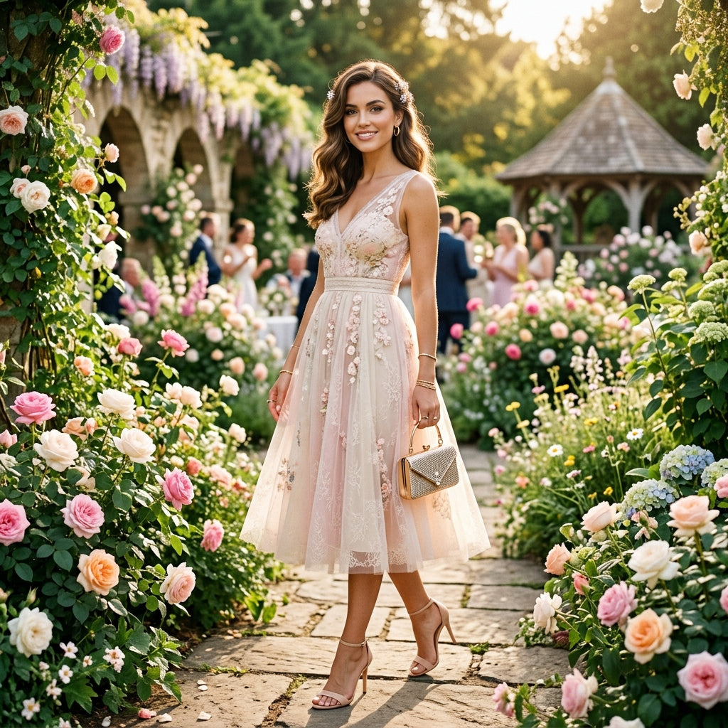 Tenue d'invitée de mariage : comment accessoiriser sa robe avec élégance et sobriété