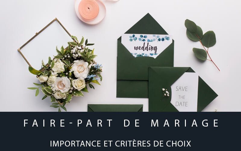 Faire-part de mariage