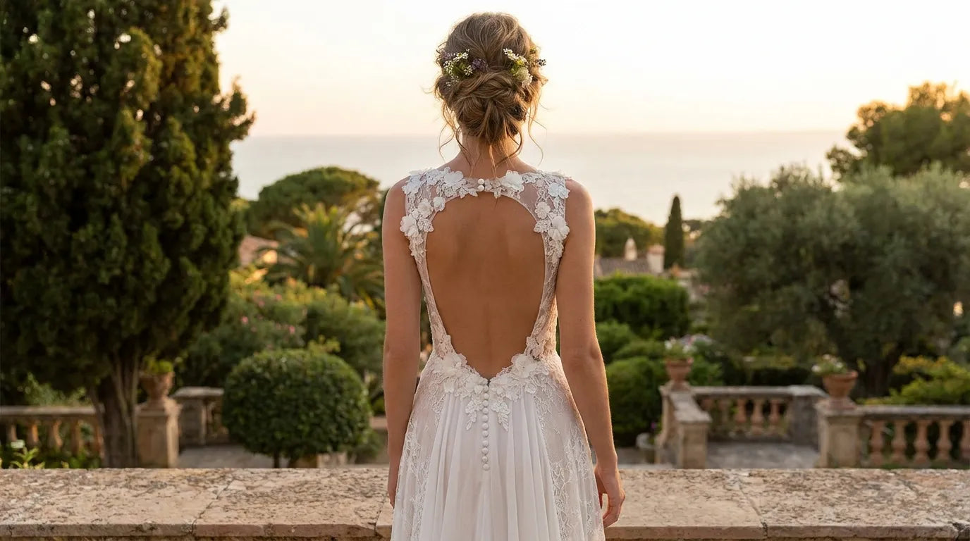 Robe de Mariée Dos Nu