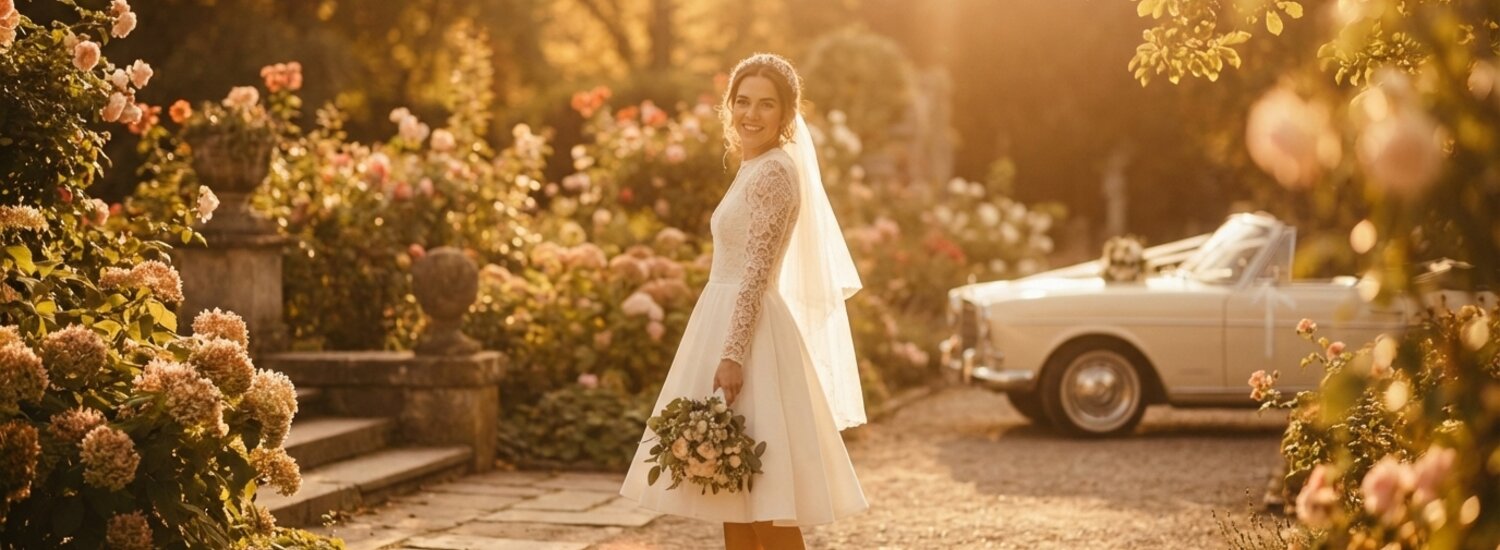 Robe de Mariée Courte