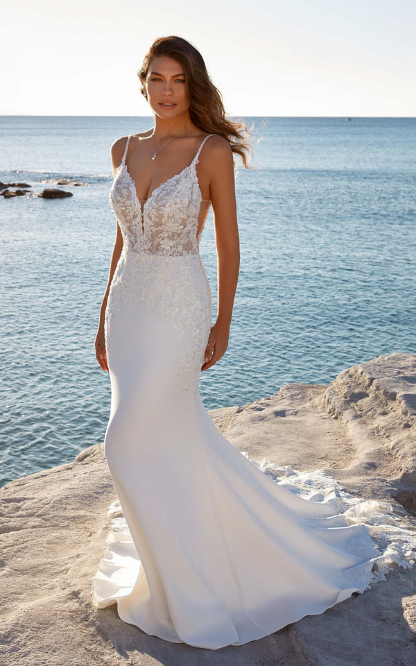 Robe de Mariée Sirène Satin Chic