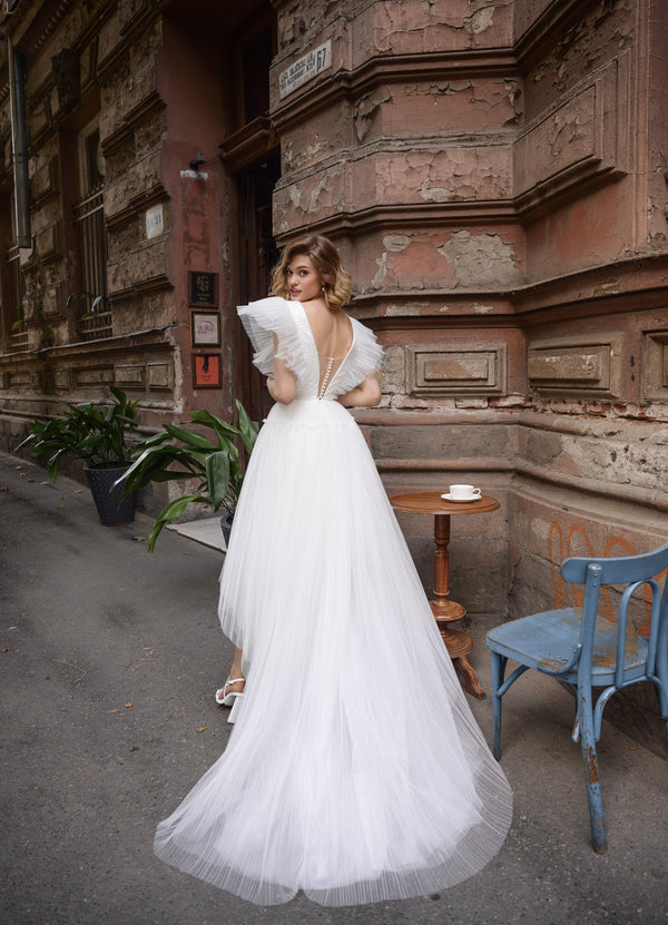 Robe de Mariée Champêtre Chic Tulle