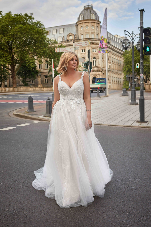 Robes de Mariée Curvy Dentelle
