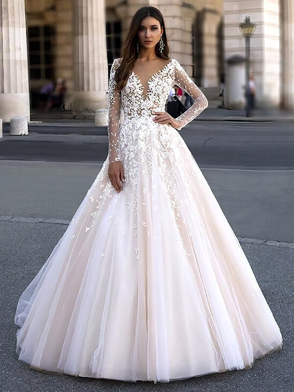 Robe de princesse femme mariage - Vue principale