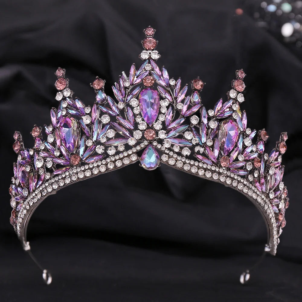 Couronne Mariage Baroque Léonore Violet