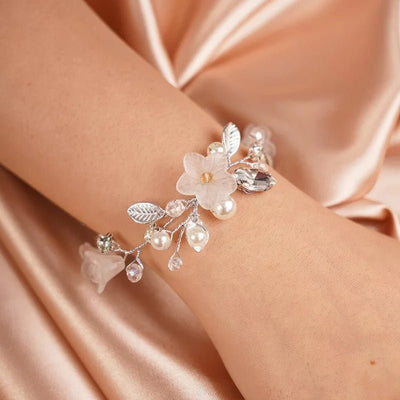 Bracelet de mariée Argent Lina - Vue principale
