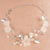 Bracelet de mariée Argent Lina, vue détaillée perles et finitions