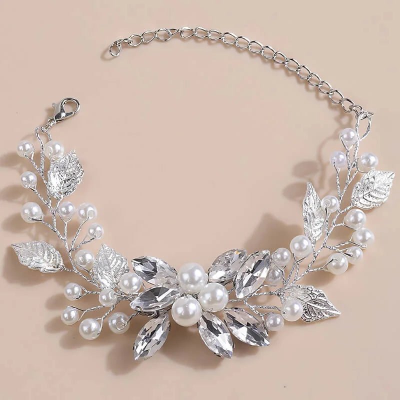 Bracelet de mariée argent Marine