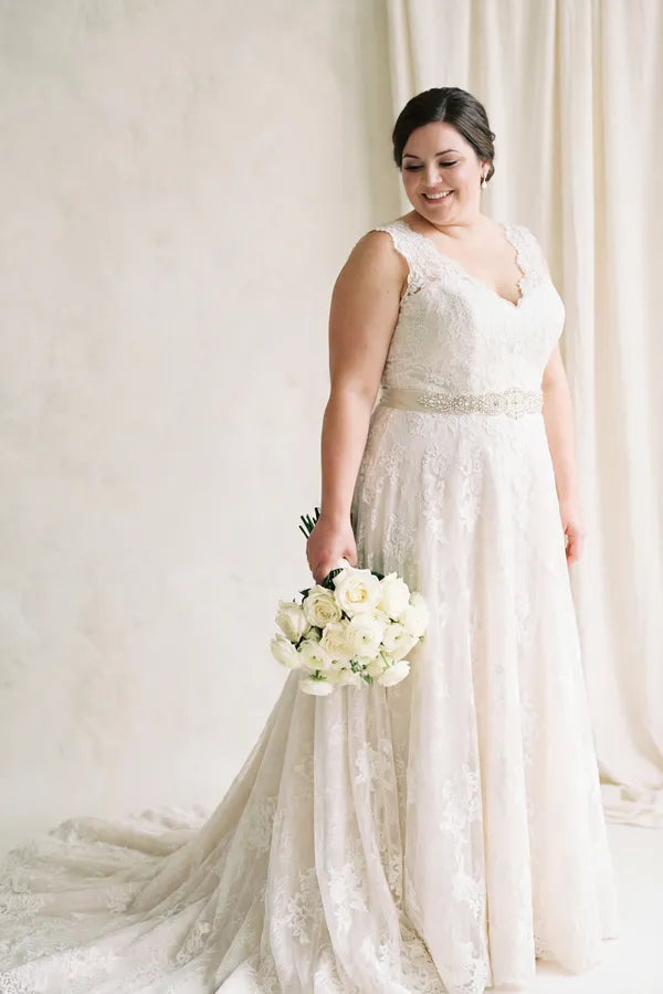 Robe de mariée grande taille sur mesure