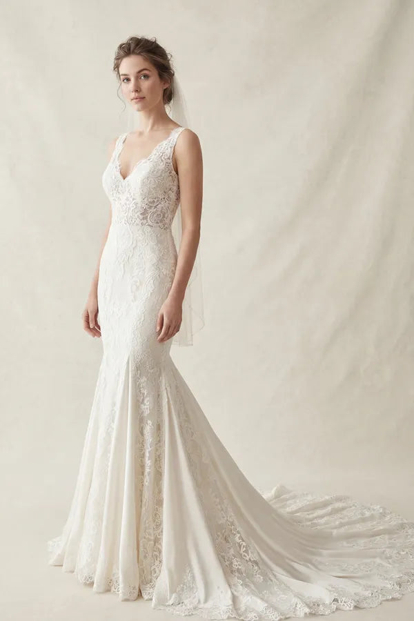Robe de mariée sirène glamour