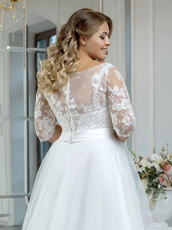 Femme Fort Robe Mariage Femme Ronde