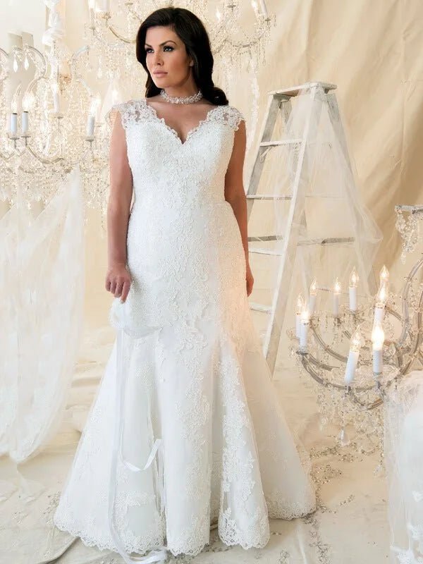 Femme Ronde Robe de Mariée - Vue principale