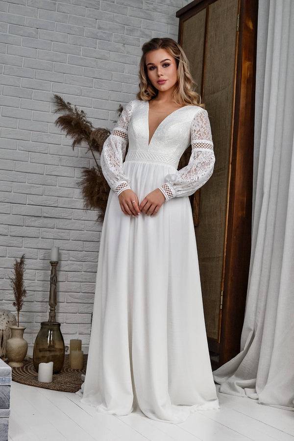 Robe de Mariée Abordable Femme Ronde