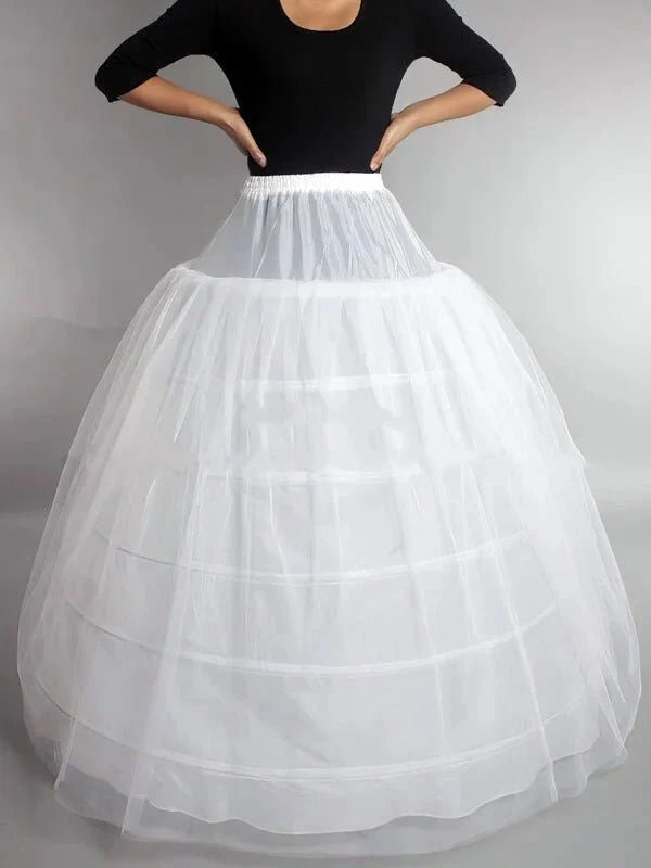 Jupon cerceau robe de mariée, vue de dos, détails et finitions